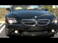 2007 BMW 650i Convertible Black A2455