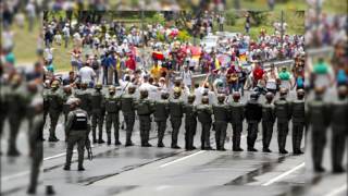 Miles de venezolanos se manifestaron en las calles de Caracas