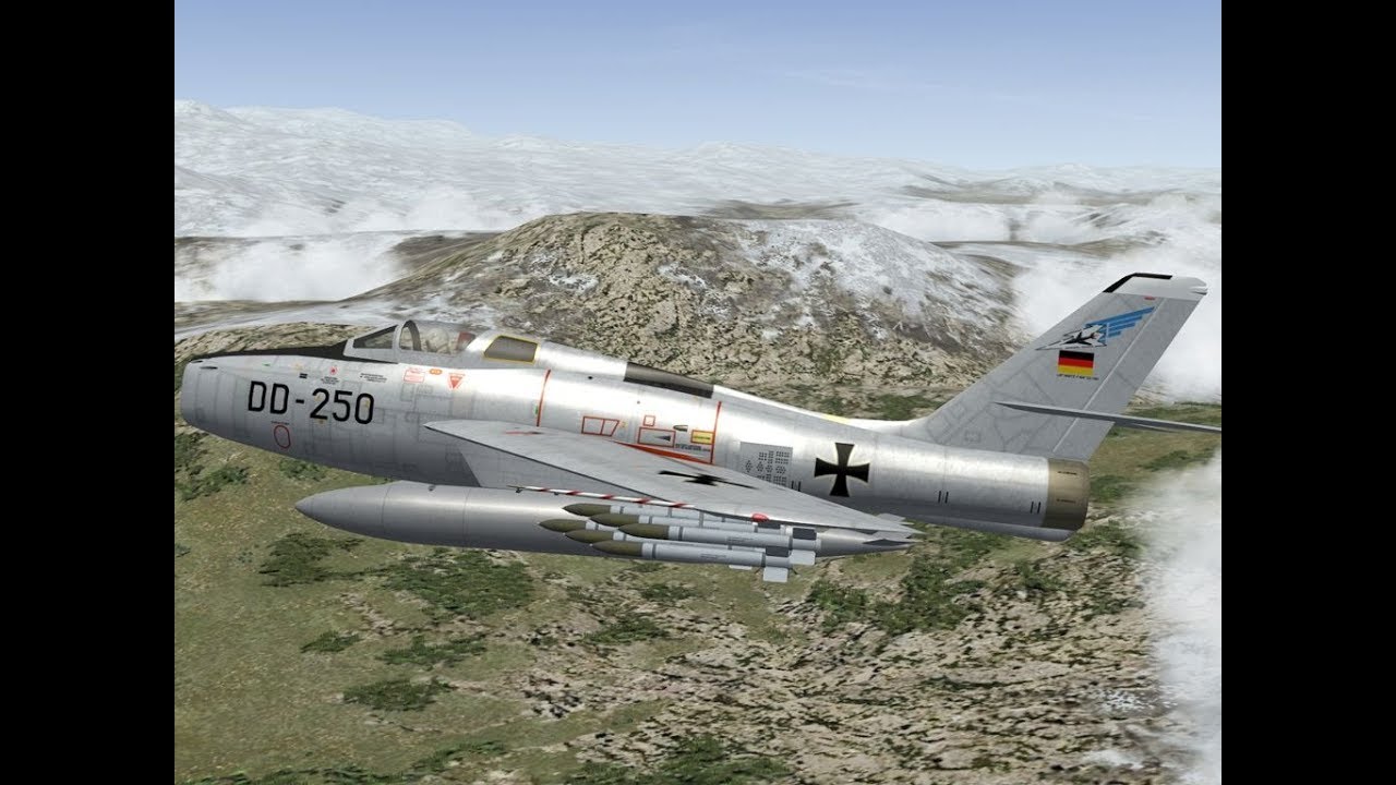 West German Luftwaffe 'Invades' East Germany 1961