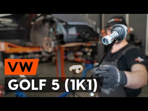 Как заменить переднюю тягу стабилизатора VW GOLF 5 (1K1) (ВИДЕОУРОК AUTODOC)