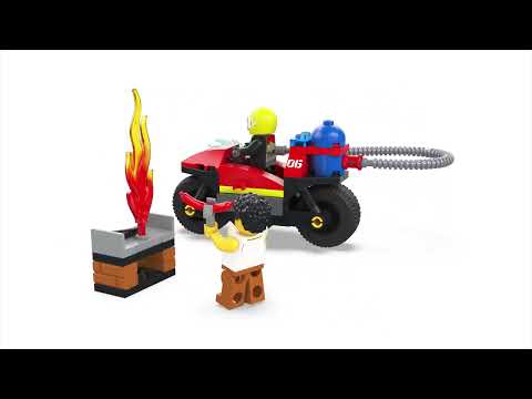 LEGO® City Fire Rescue Motorcycle Building Set 60410