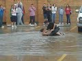 Andy and Ezra Water wrestling at school