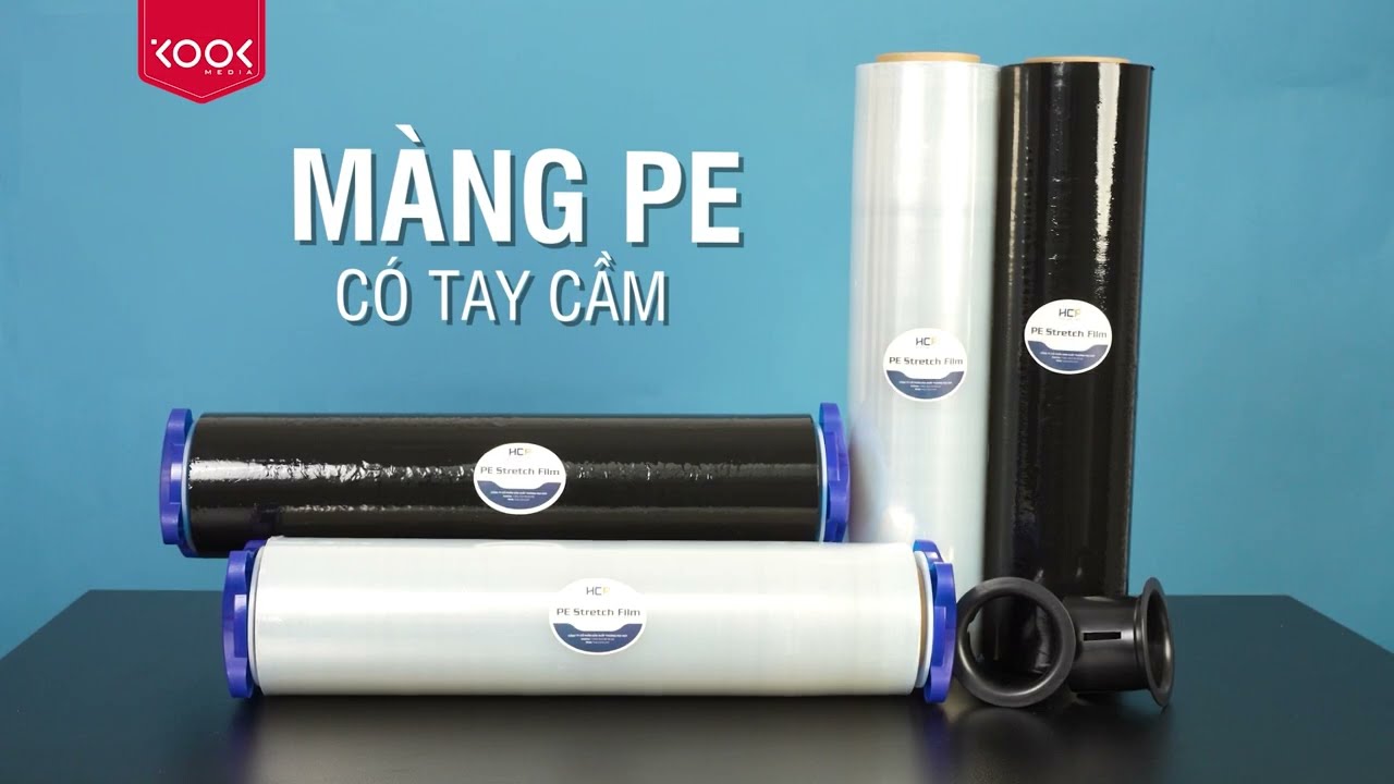 Video Review - Cuộn Màng PE Quấn Pallet Có Tay Cầm | HCP - Kool Media