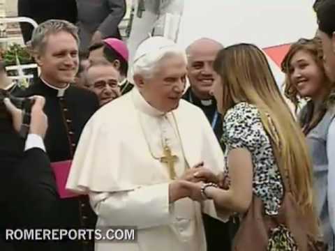 pope benedict xvi young. cheer Pope Benedict XVI