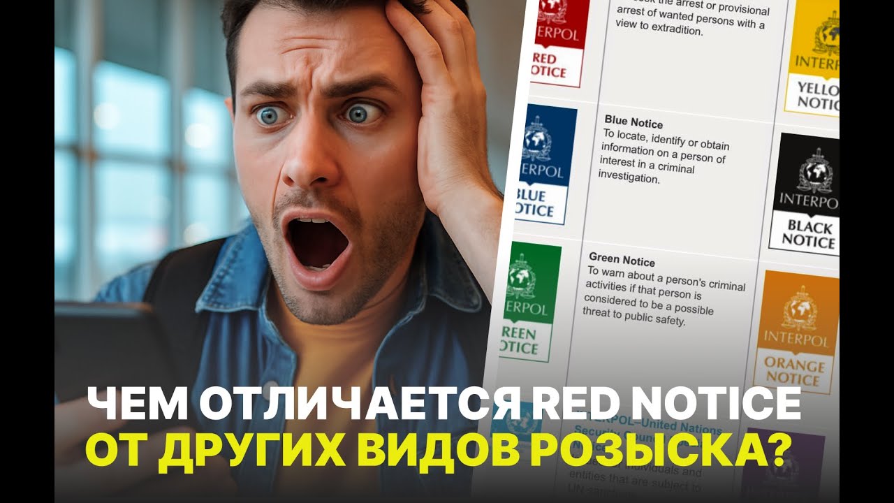 Что такое Red Notice в Interpol?