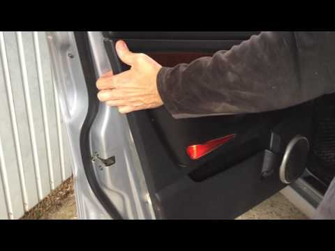 We remove the front door trim on Sangyong Rexton 2006 SsangYong Rexton