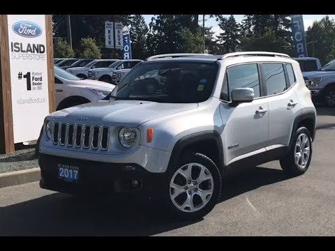 2017 Jeep Renegade Limited W heated Seats, NAV Review| Island Ford