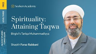 The Path of Muhammad: Birgivi's Manual of Taqwa Explained -35- Means to Sincerity - Sh Faraz Rabbani