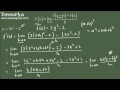 Derivada de una función por definición (mediante límites) 1