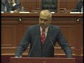 Edi Rama flet ne kuvend per akuzat ne lidhje me Ibrahim Rugoven