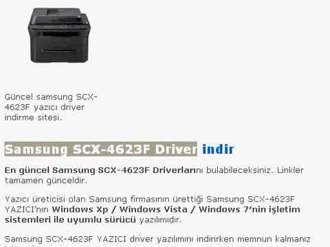 Samsung SCX 4623F Driver Duration: :03. Total Views: 228