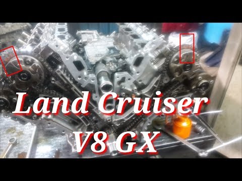 Land Cruiser 2012 v8 gx engine timing chain How to time Toyota 3ur-fe Tundra Sequoia v8 timingchains