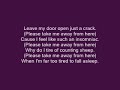 Owl City - FireFlies - Lyrics