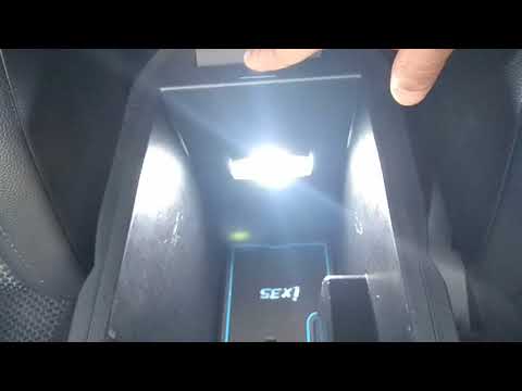 Подсветка бардачка подлокотника Hyundai ix35