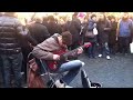 Street guitarist (Marcello Calabrese) plays Stairway To Heaven