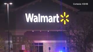 Un sospechoso muere en las afueras de un Walmart en Olathe, Kansas.