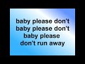 mike posner - please don`t go (official lyrics video)