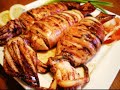 Inihaw na Pusit (Grilled Squid)