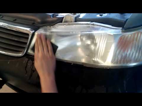 Headlight restoration фары (2001 Honda Odyssey)