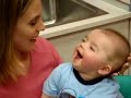 8 Month Old Deaf Baby's Reaction To Cochlear Implant Being Activated