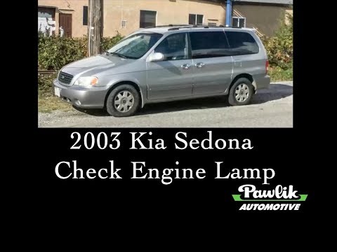 2003 Kia Sedona Check Engine Lamp