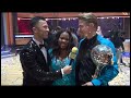 Dancing with the Stars Champions!! - Amber Riley & Derek Hough AfterBuzz TV November 27th Interview