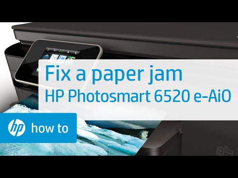 Fixing a Paper Jam - HP Photosmart 6520 e-All-in-One Printer Duration: 14:42. Total Views: 7,528