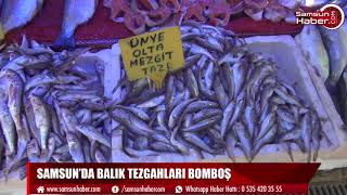 Samsun’da balık tezgahları bomboş