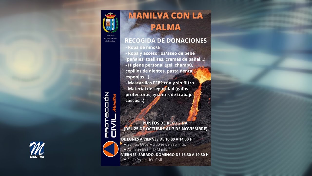 Campaña de recogida de material para La Palma