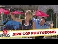 Jerk Cop Photobombs Tourist's Picture