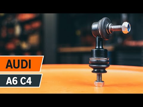 Как да сменим задна стойка на стабилизатор на Audi A6 | Инструкция HD