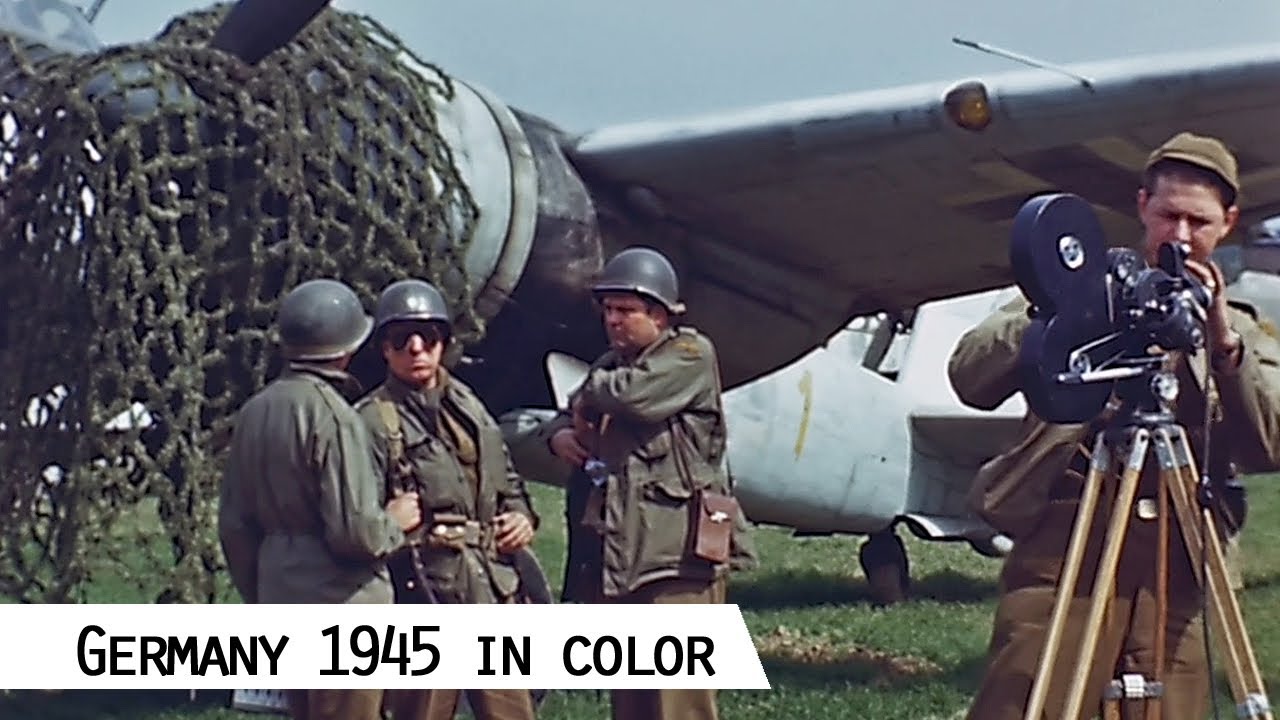 Germany 1945 : Sensationally Restored Film footage by George Stevens