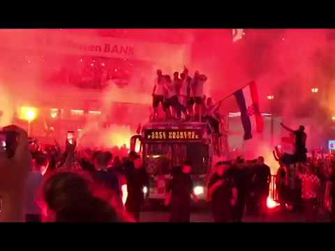 Croatia World Cup Team Homecoming Party In Zagreb