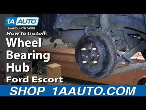 How to Replace Wheel Bearing & Hub 91-02 Ford Escort