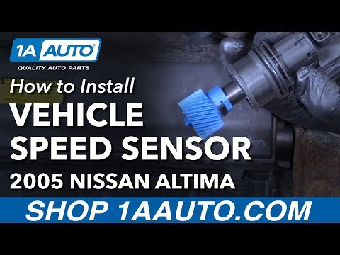 How to Replace Vehicle Speed Sensor 02-06 Nissan Altima L4 2.5L.