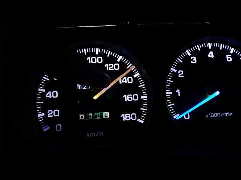 RGB пересвет приборной панели toyota carib