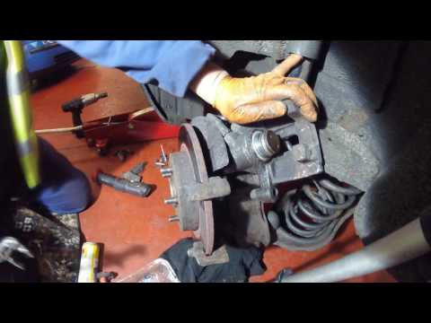 Dismantling and restoration of a back support of Ford focus rear caliper focus.