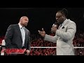 Triple H calls out Booker T: Raw, March 2, 2015