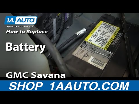 How To Replace Battery 95-19 GMC Savana