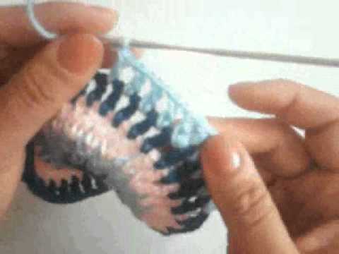 Musica de 3 De 7 Como Tejer Gorro Punto Alto Red Casita Cuadrito
