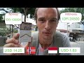 HOW CHEAP IS INDONESIA VS NORWAY