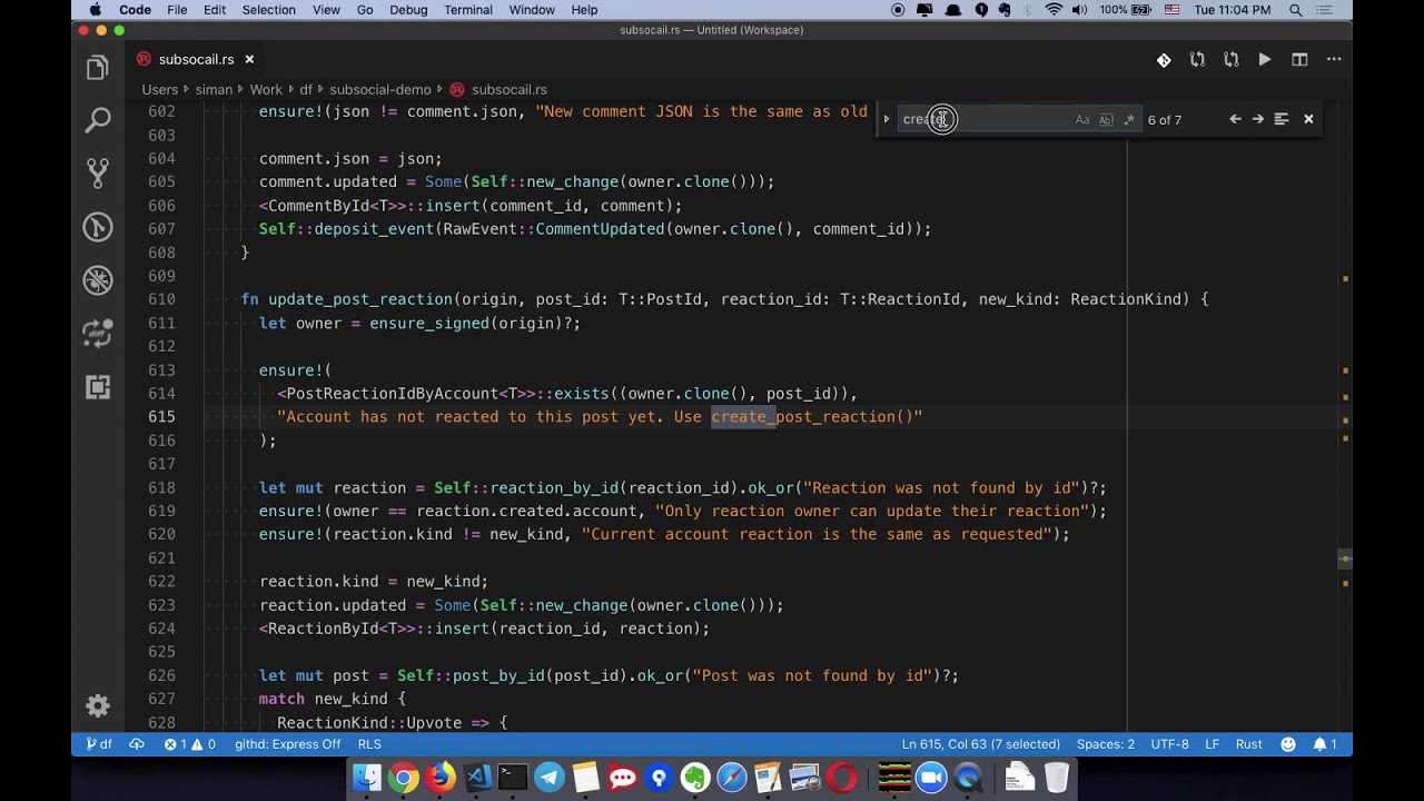 Subsocial demo: SRML part 2: Events and extrinsics