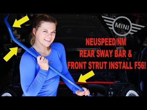 Mini Cooper F56 NM strut and sway bar install!