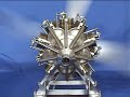Motor radial doble estrella más pequeño del mundo.Smallest radial engine double star in the world.