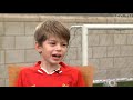Steven Gerrard grilled by 10 year-old Red