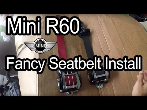 DIY Mini Countryman R60 seat belt replace