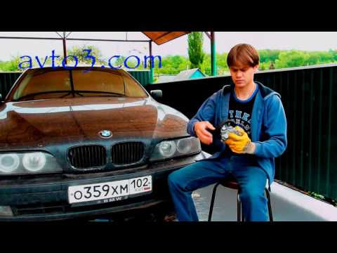 Расположение бачка гидроусилителя руля у BMW 3 Седан