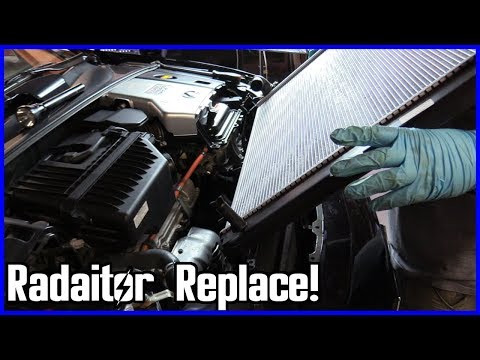 How to Replace the Radiator Lexus RX 400h 2005–2009