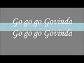 Go Go Govinda Lyrics Song