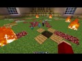 Minecraft Arena Battle Clay Soldier vs Clay Soldier - Blue vs Purple vs Orange vs Pink